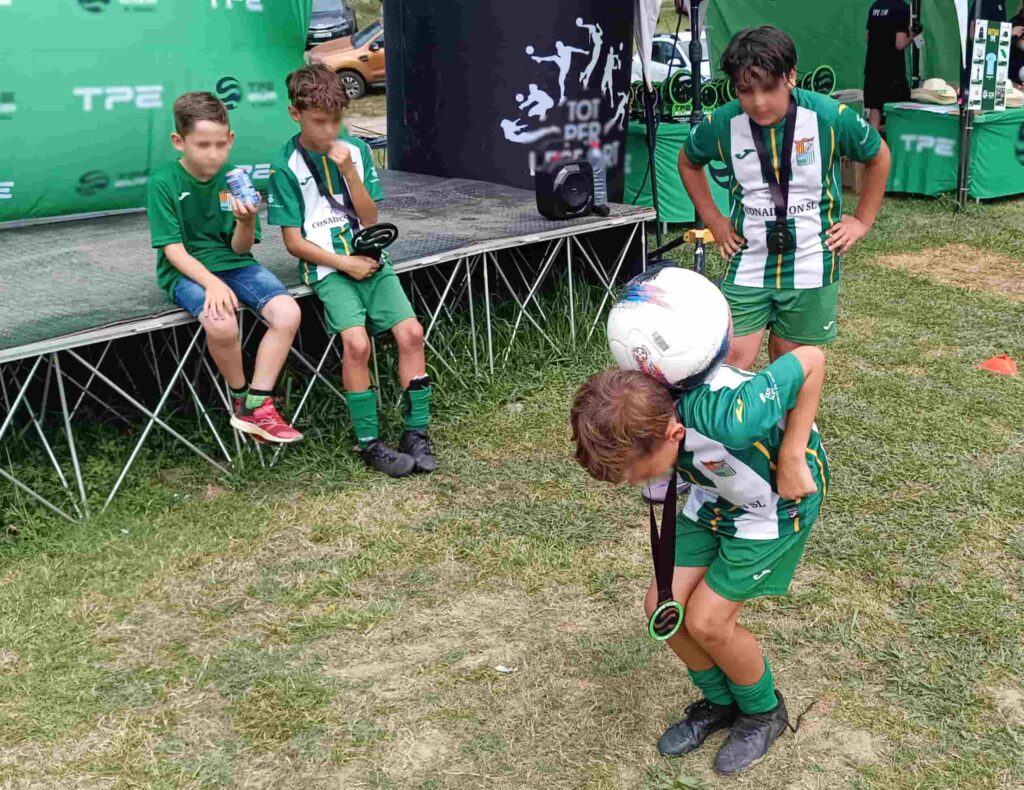 taller de freestyle fútbol para niños en cumpleaños